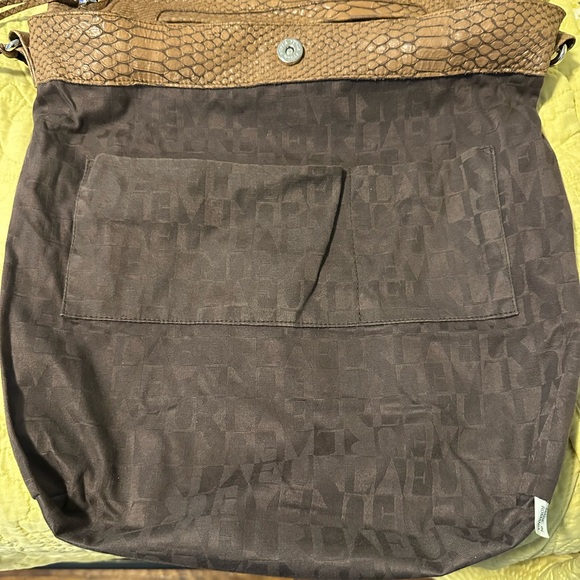 FURLA | Genuine Leather Python Camel Shoulder Bag - Picture 11 of 11